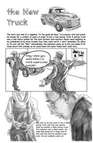 Graphic novel story
"The New Truck"
Digital art